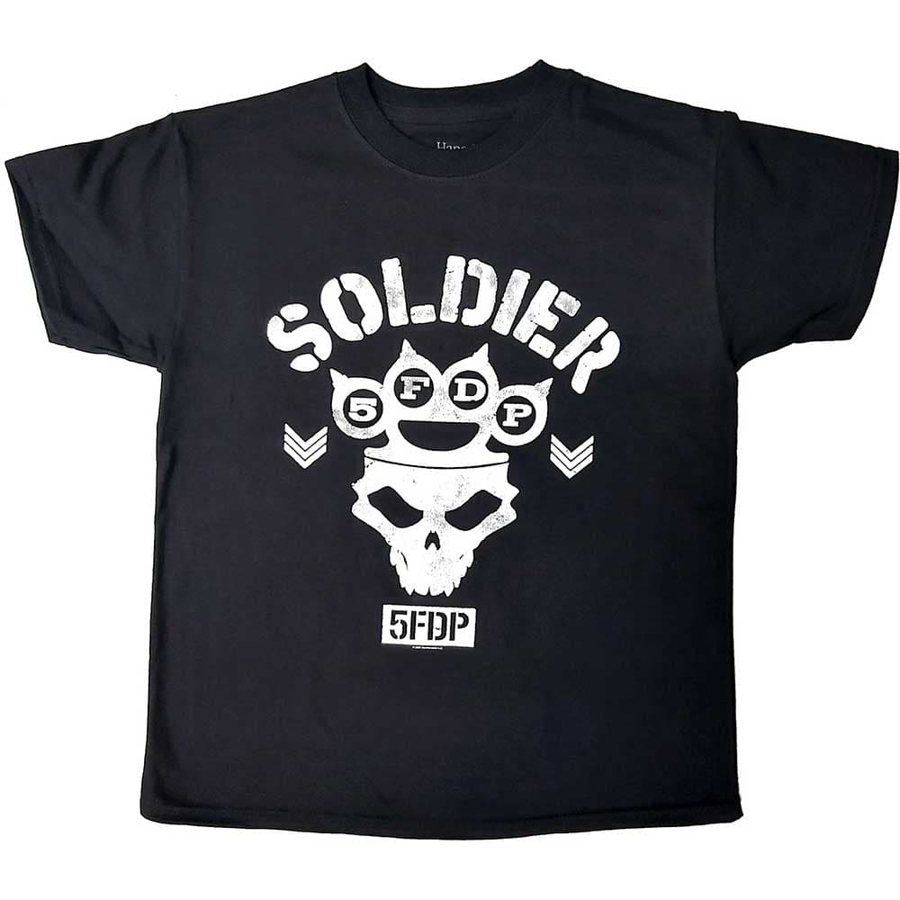 Tričko Five Finger Death Punch - Soldier, Dieťa,Čierna,5 – 6 rokov