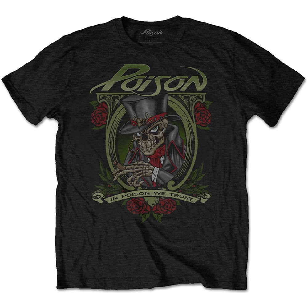 Tričko Poison - We Trust, Unisex,Čierna,L