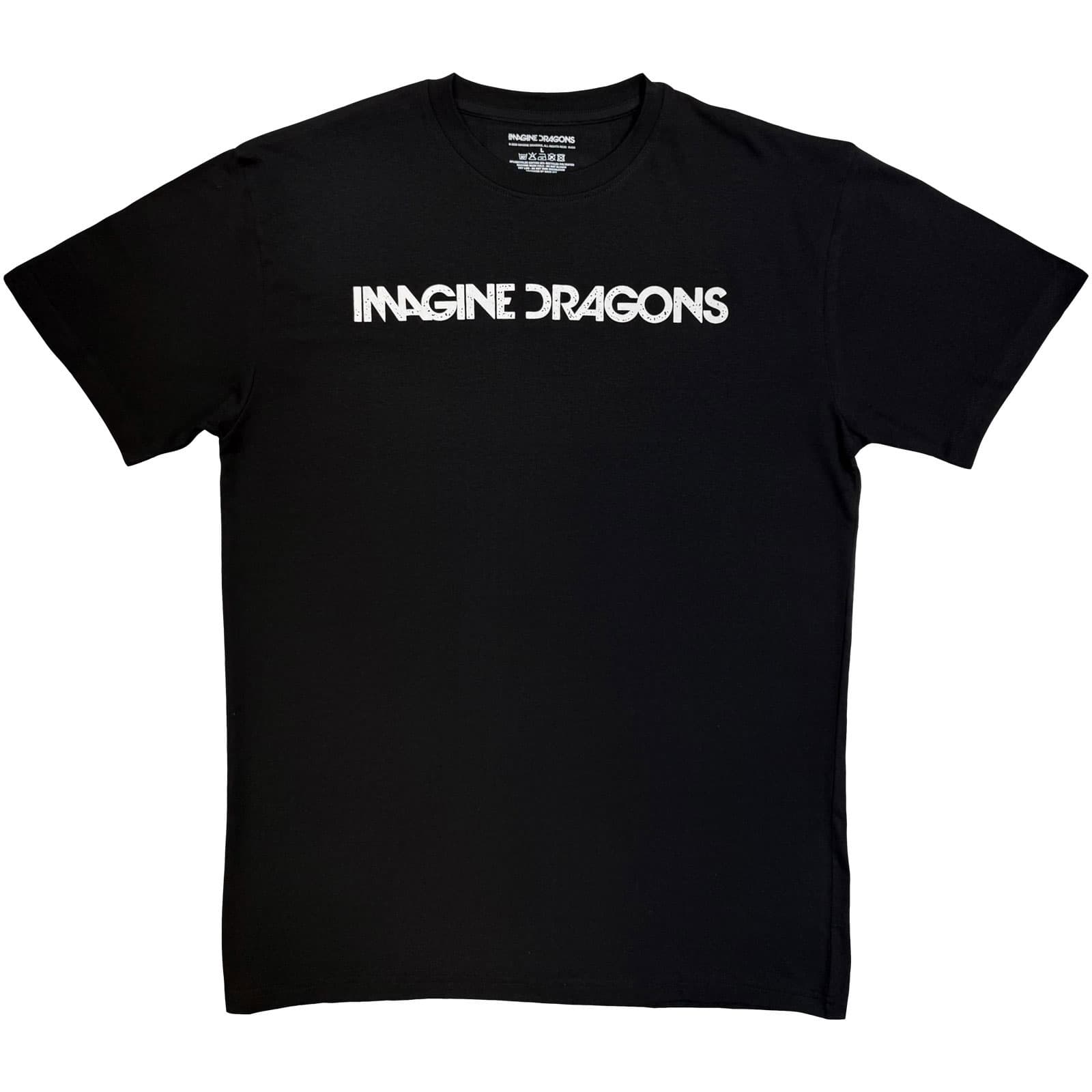Tričko Imagine Dragons - Logo Mono, Unisex,Čierna,L