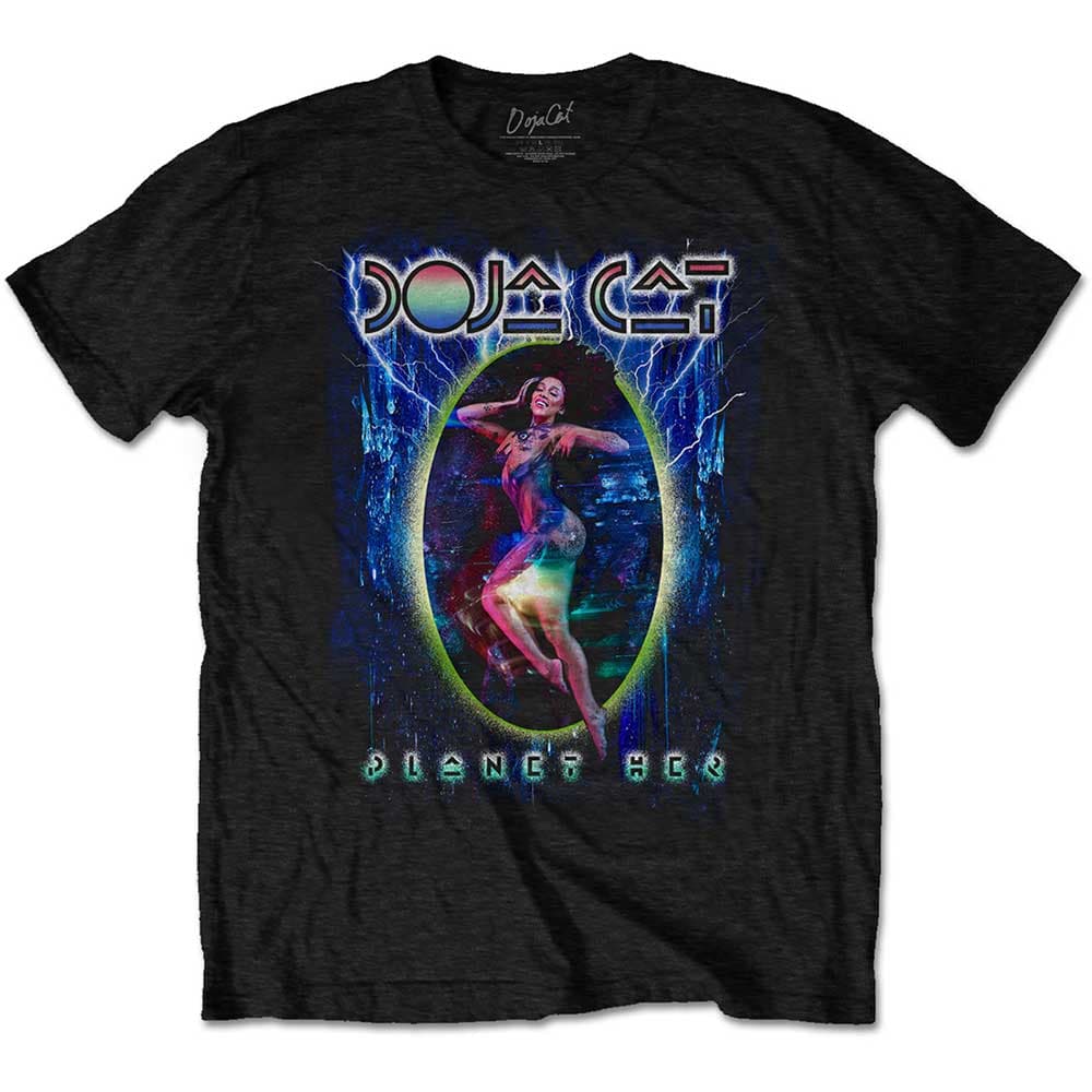 Tričko Doja Cat - Planet Her, Unisex,Čierna,M