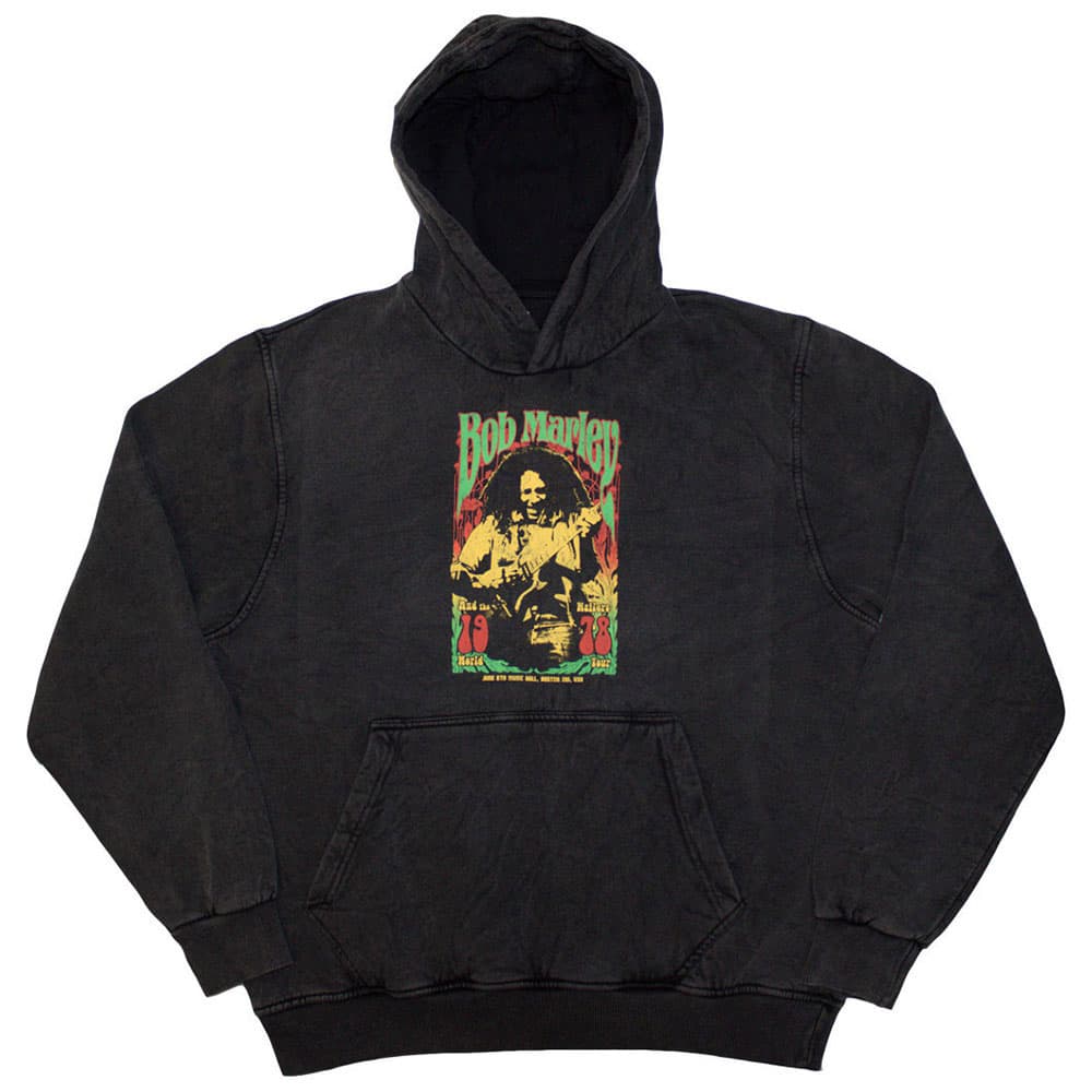 Mikina Bob Marley - 1978, Unisex,Šedá,L