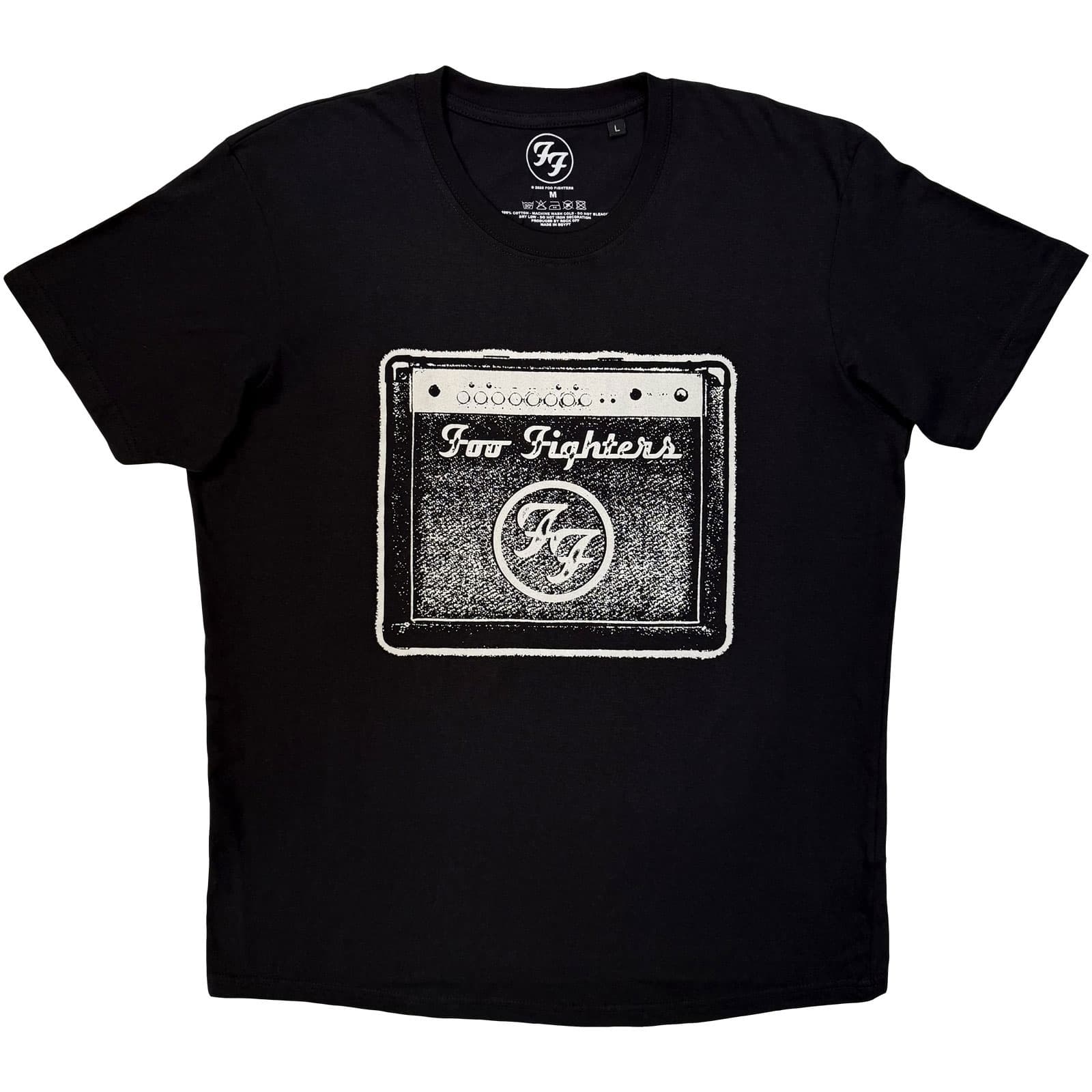 Tričko Foo Fighters - Amp, Unisex,Čierna,L