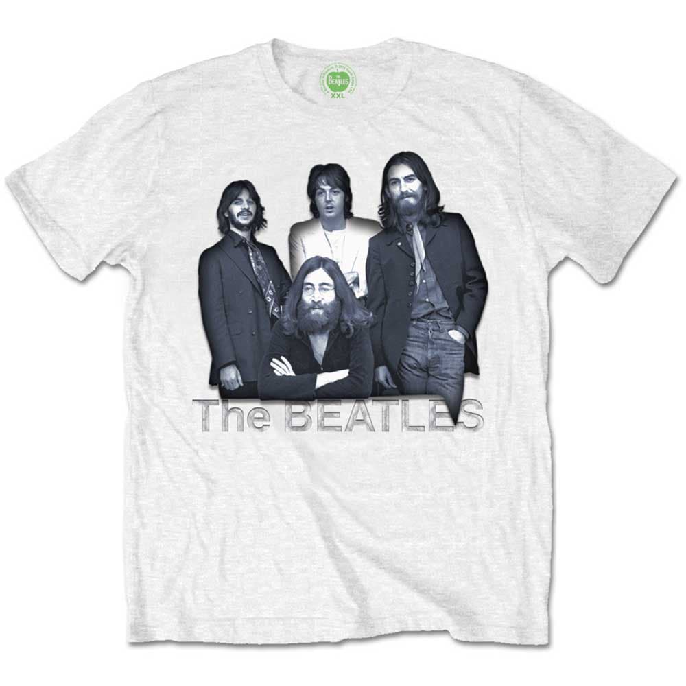 Tričko The Beatles - Tittenhurst Table, Unisex,Biela,M