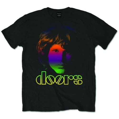 Tričko The Doors - Morrison Gradient, Unisex,Čierna,XL
