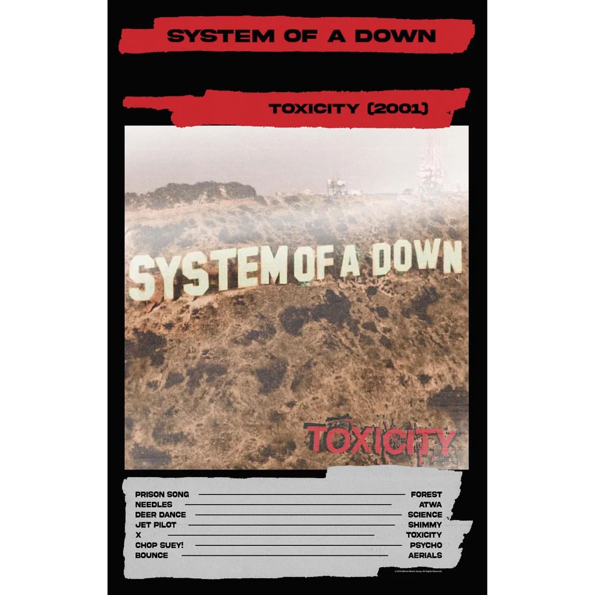 Plagát System of a Down - Toxicity
