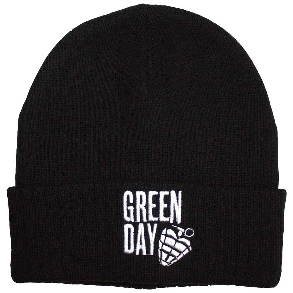 Čapica Green Day - Stacked Logo & Grenade, Unisex,Čierna,Univerzálna