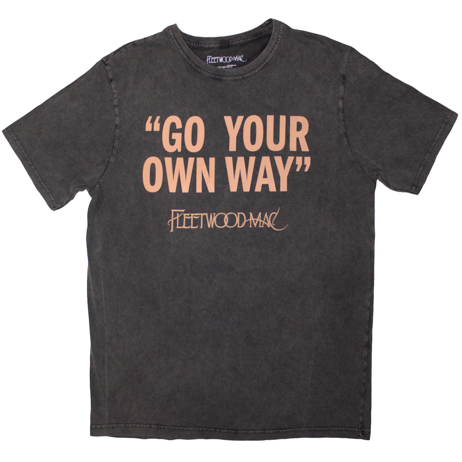 Tričko Fleetwood Mac - Go Your Own Way, Unisex,Šedá,L