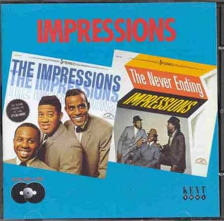 CD The Impressions - IMPRESSIONS/NEVER ENDING