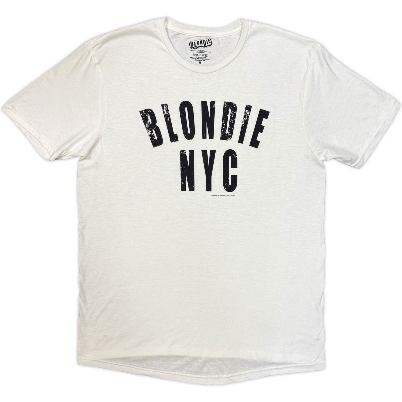 Tričko Blondie - NYC, Unisex,Biela,M