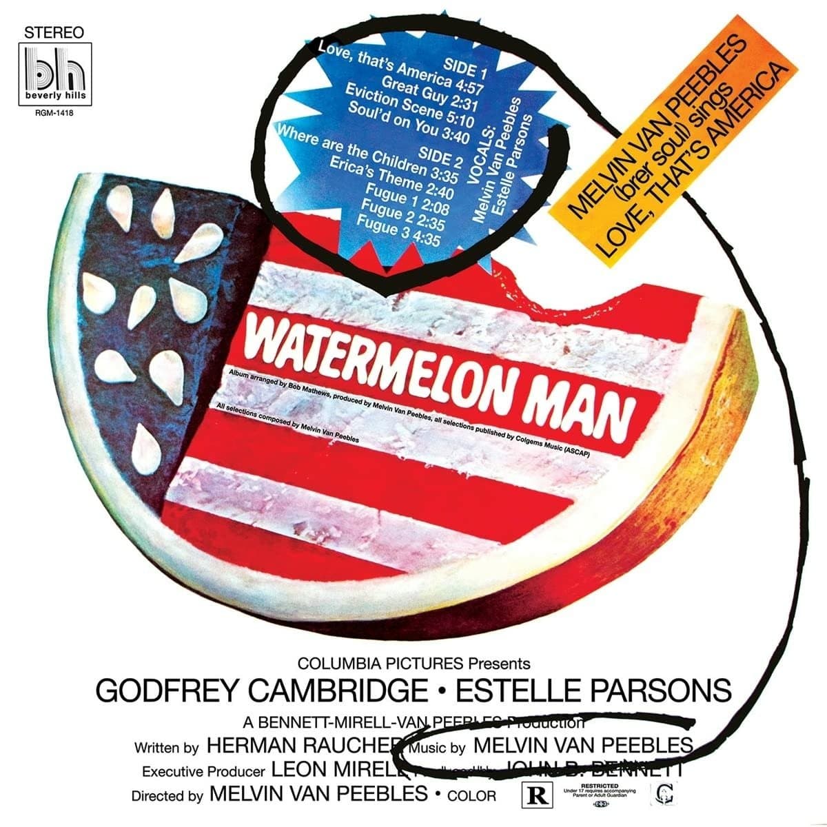 Vinyl Melvin Van Peebles - WATERMELON MAN