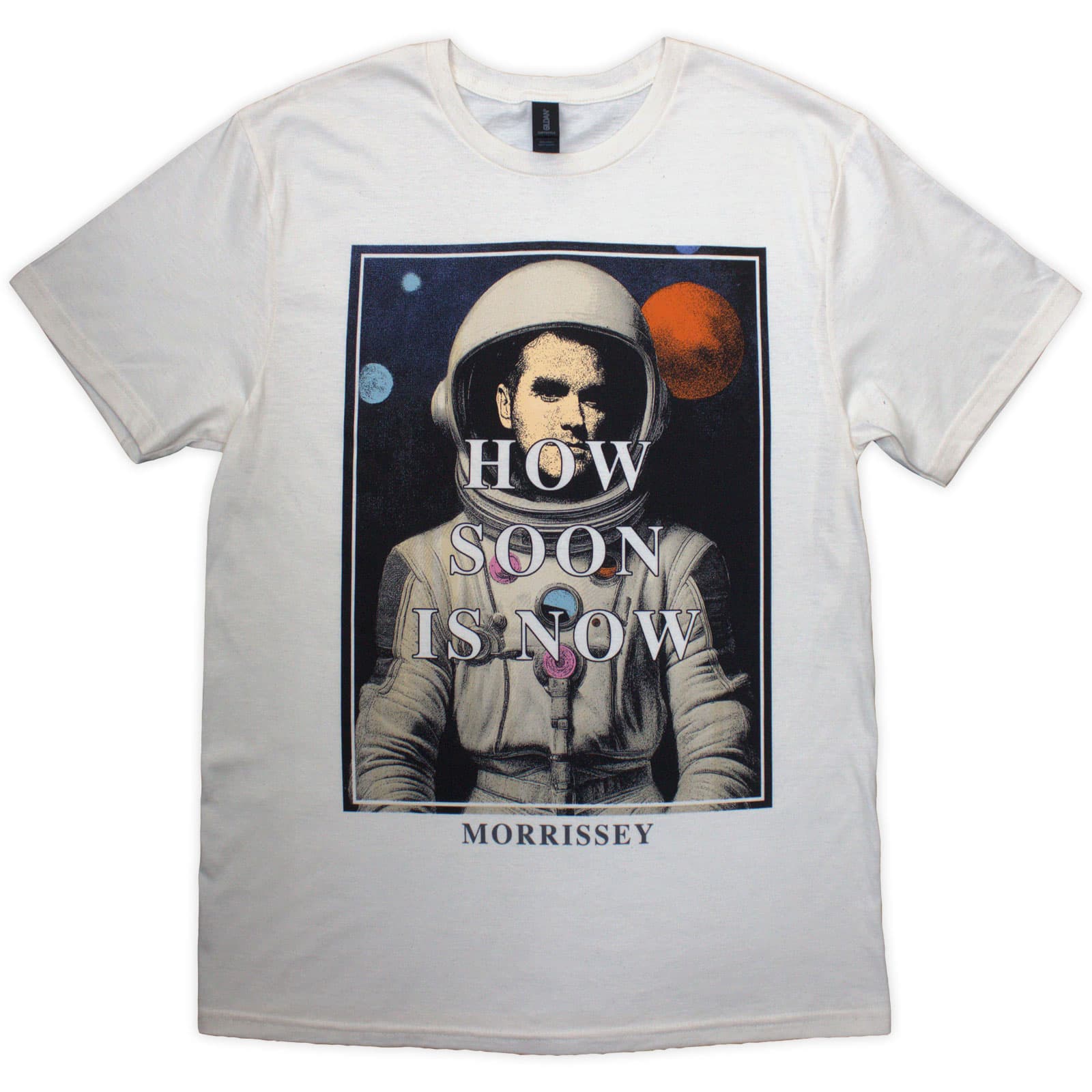 Tričko Morrissey - How Soon Is Now?, Unisex,Natural,M