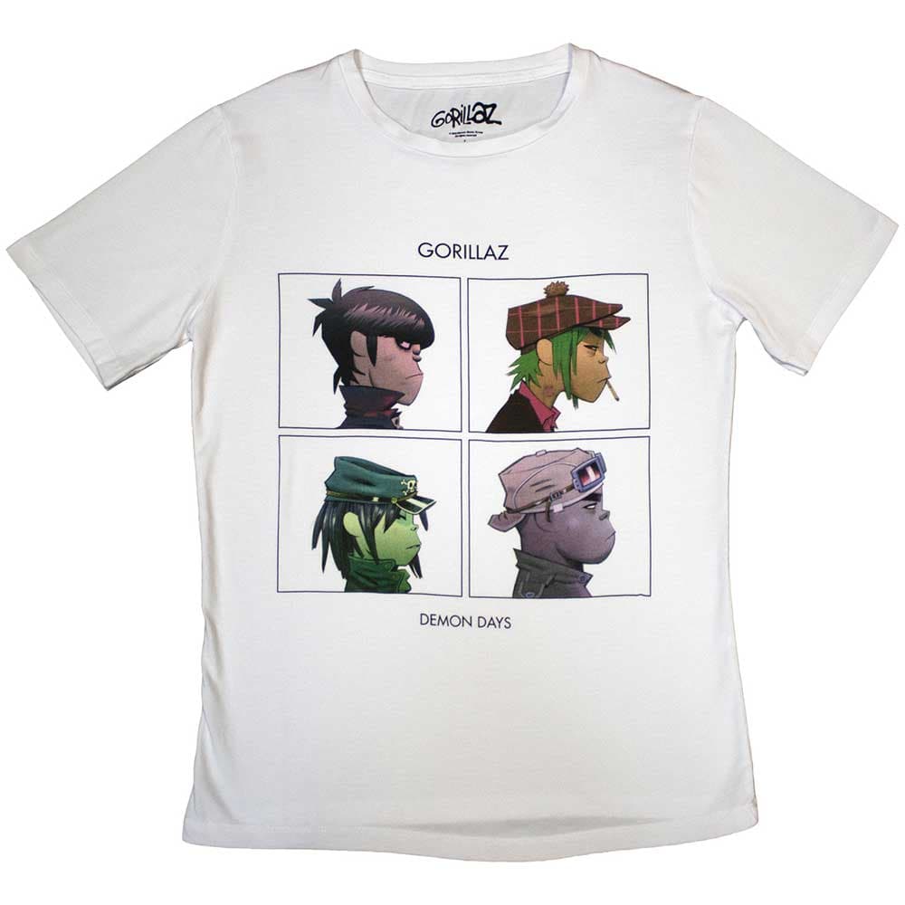 Tričko Gorillaz - Demon Days, Žena,Biela,XL