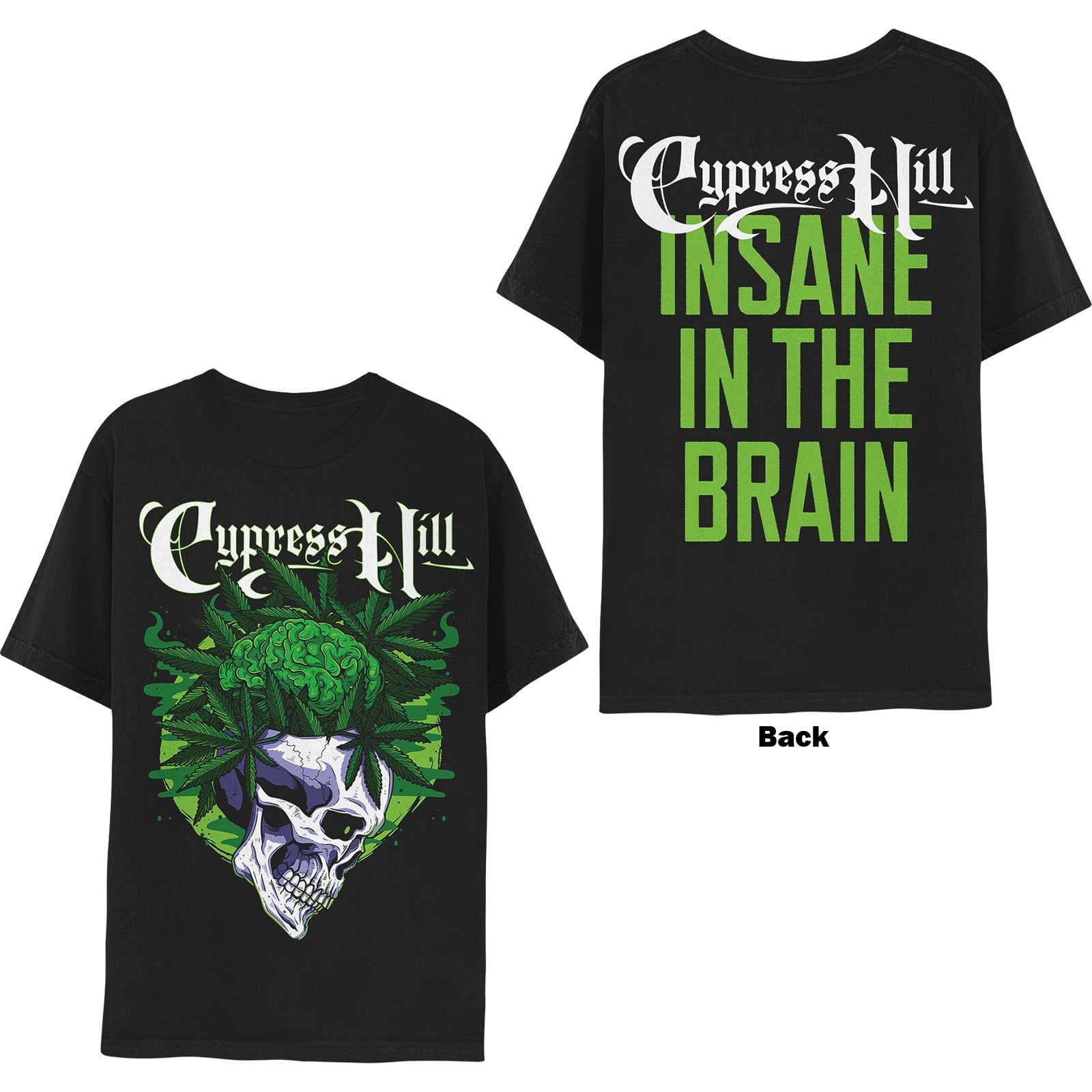Tričko Cypress Hill - Insane In The Brain, Unisex,Čierna,M