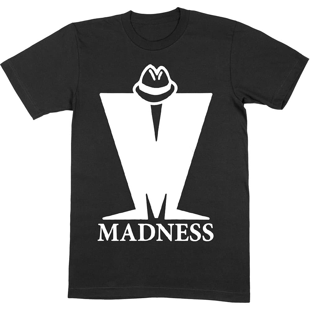 Tričko MADNESS - M Logo, Unisex,Čierna,S