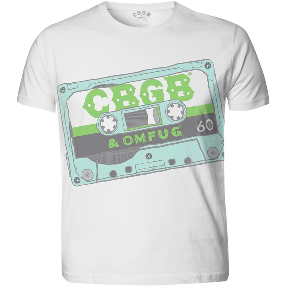 Tričko CBGB - Tape, Unisex,Biela,M