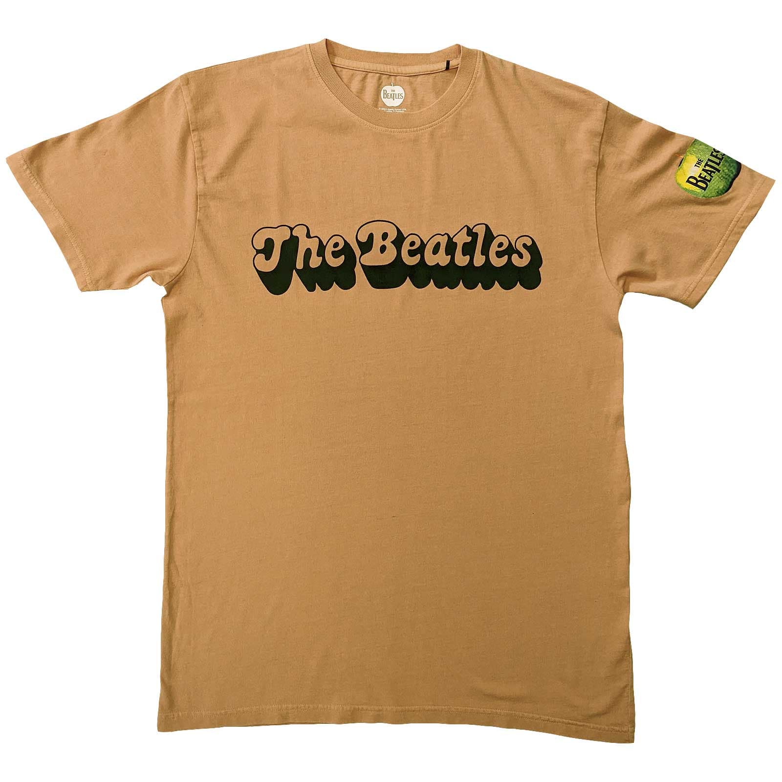 Tričko The Beatles - 70s Logo, Unisex,Natural,S