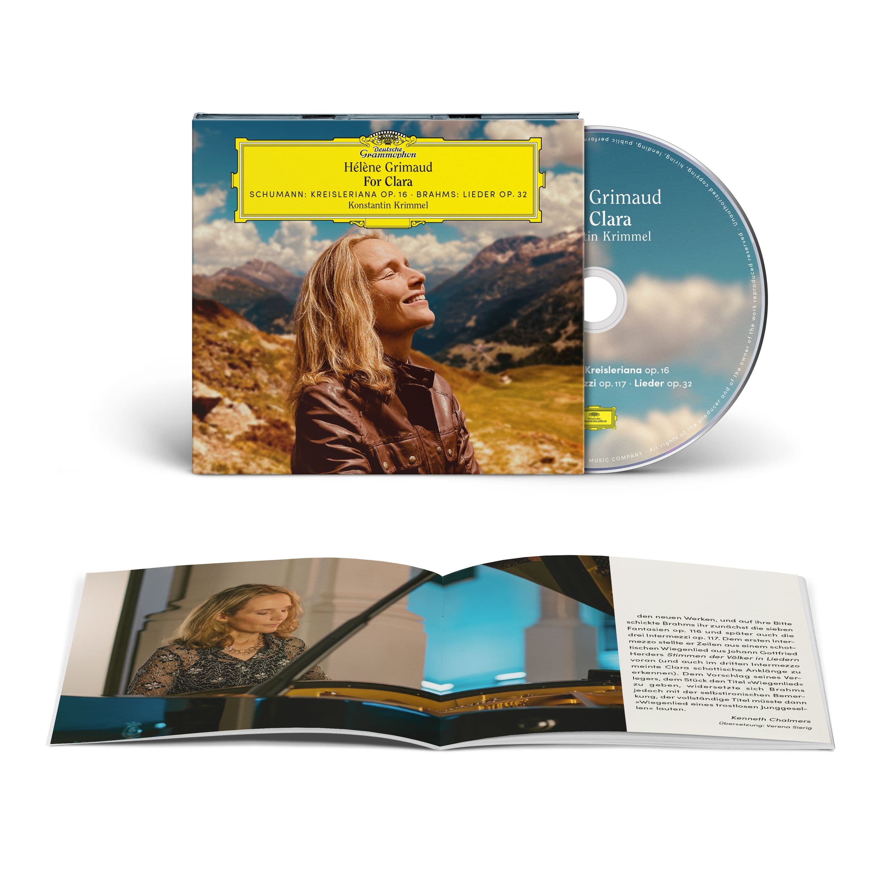 CD Hélène Grimaud - FOR CLARA: WORKS BY SCHUMANN & BRAHMS