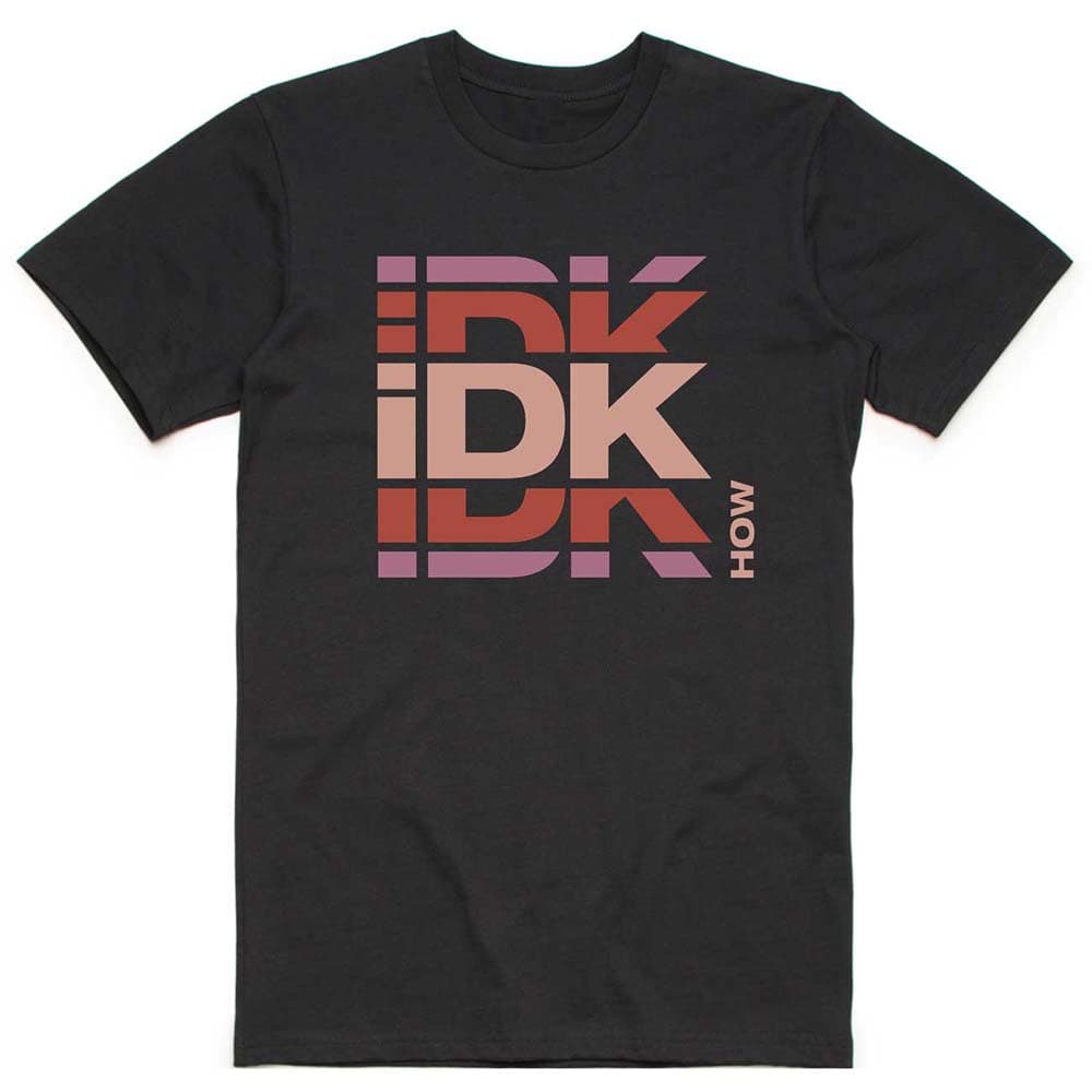 Tričko iDKHOW - Branded Logo, Unisex,Čierna,XL