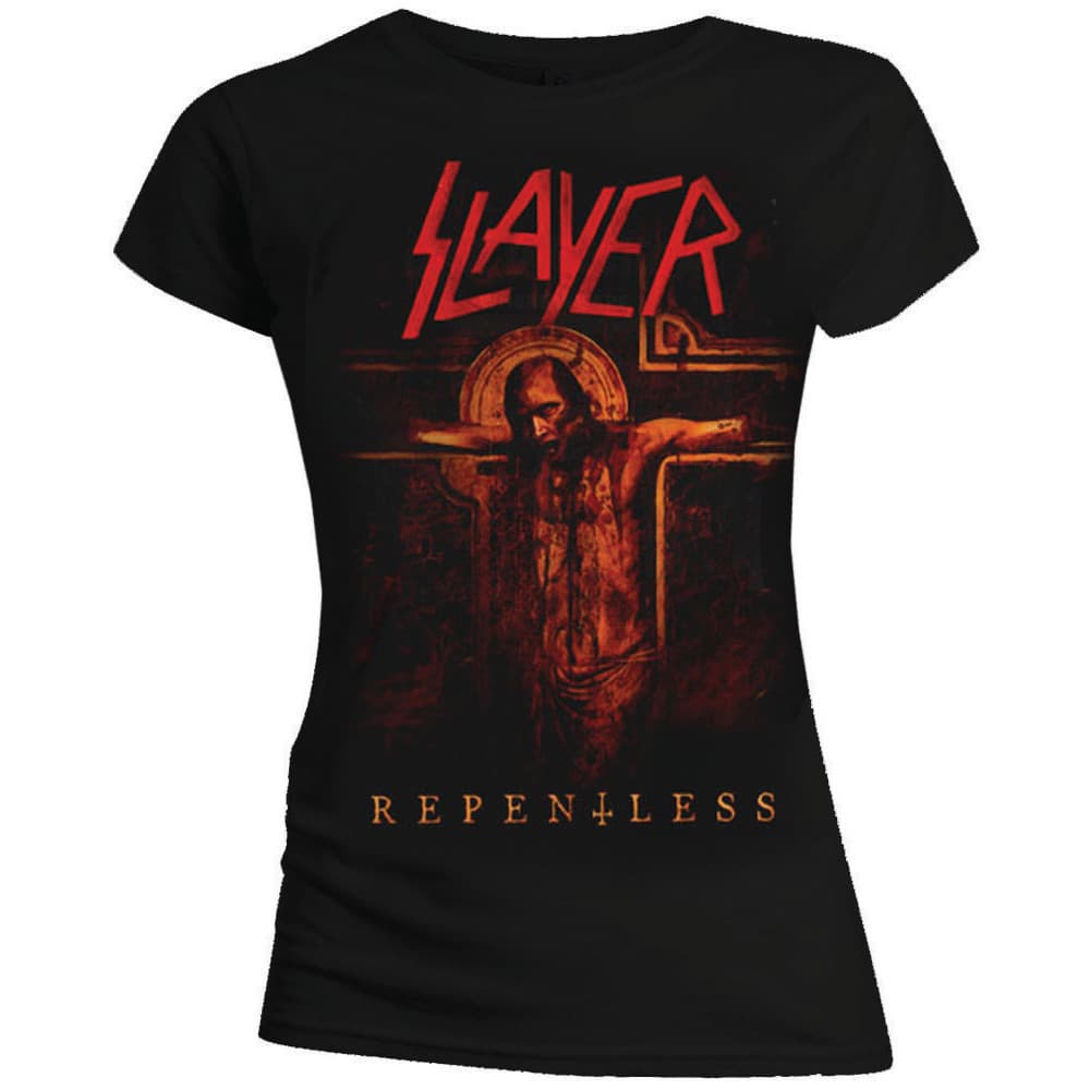 Tričko Slayer - Repentless Crucifix, Žena,Čierna,M