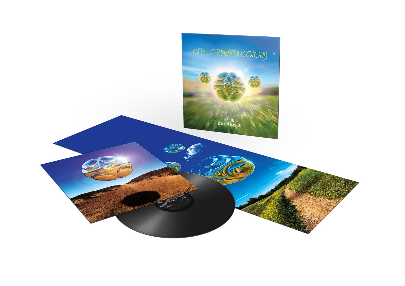 Vinyl The Orb and David Gilmour - Metallic Spheres In Colour