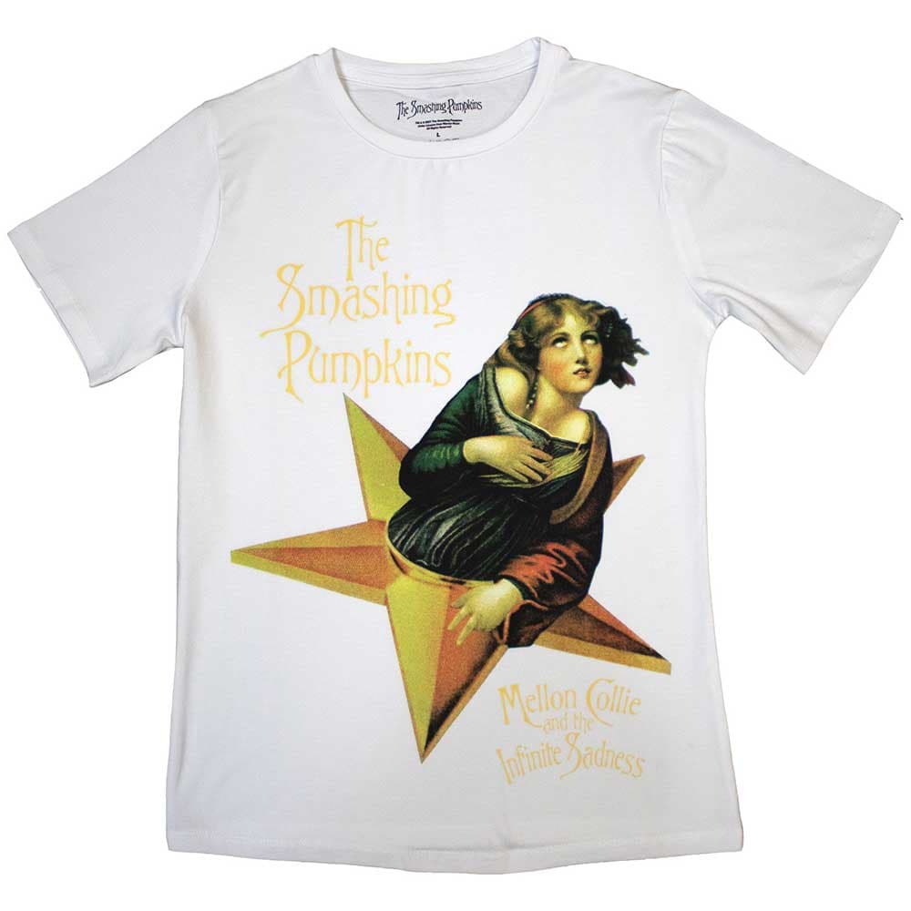 Tričko The Smashing Pumpkins - Mellon Collie, Žena,Biela,M