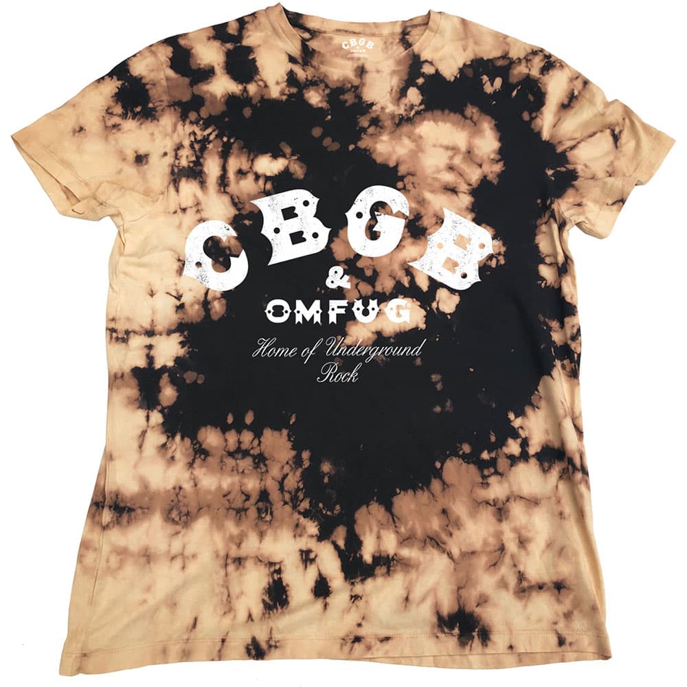Tričko CBGB - Classic Logo, Unisex,Hnedá,L