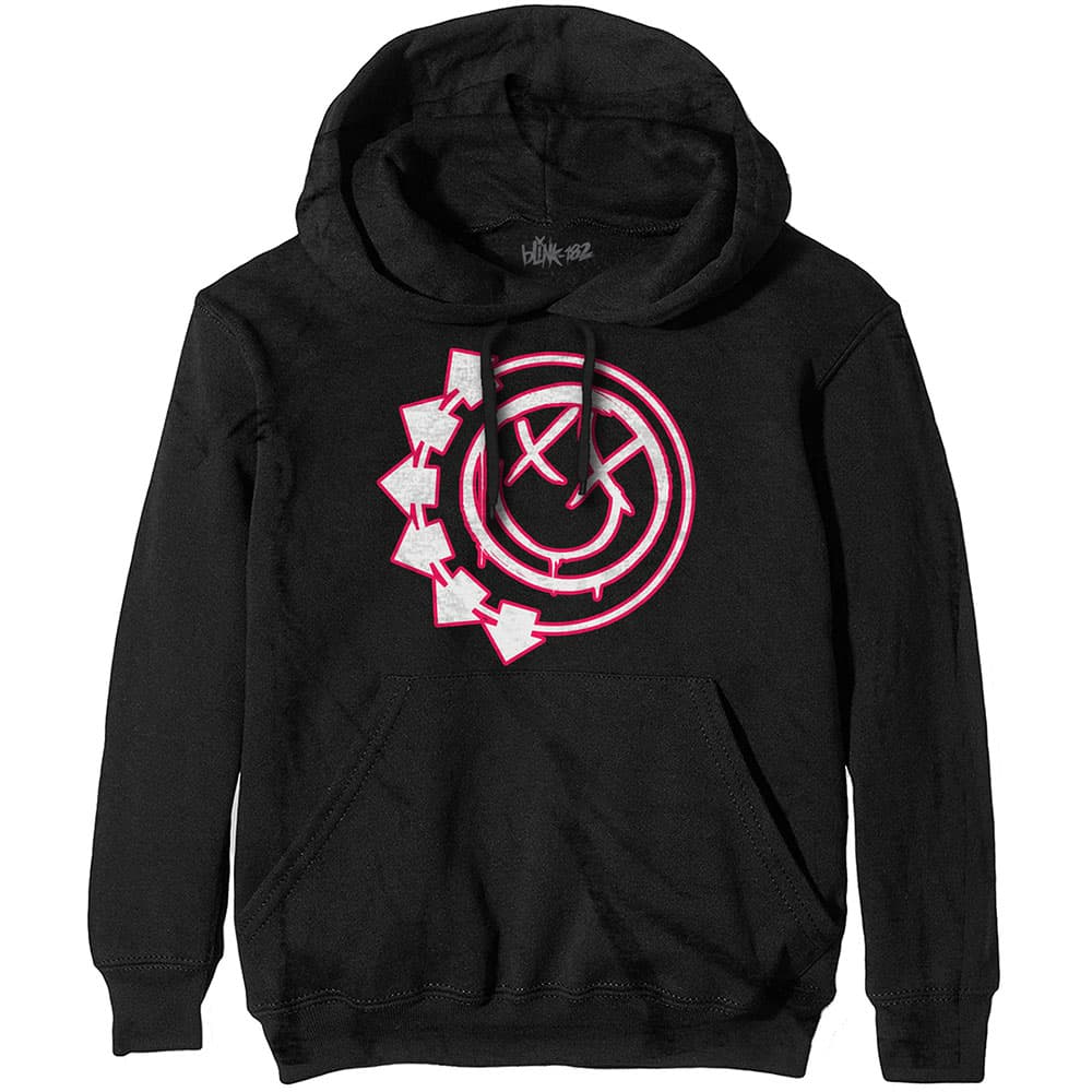 Mikina Blink 182 - Six Arrow Smiley, Unisex,Čierna,L