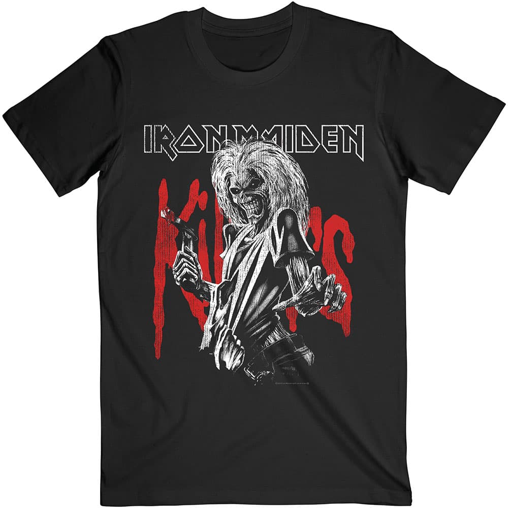 Tričko Iron Maiden - Killers Eddie Large Graphic Distress, Unisex,Čierna,S