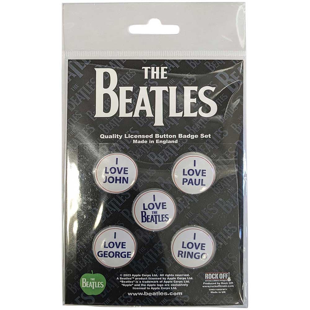 Odznak The Beatles - I Love The Beatles