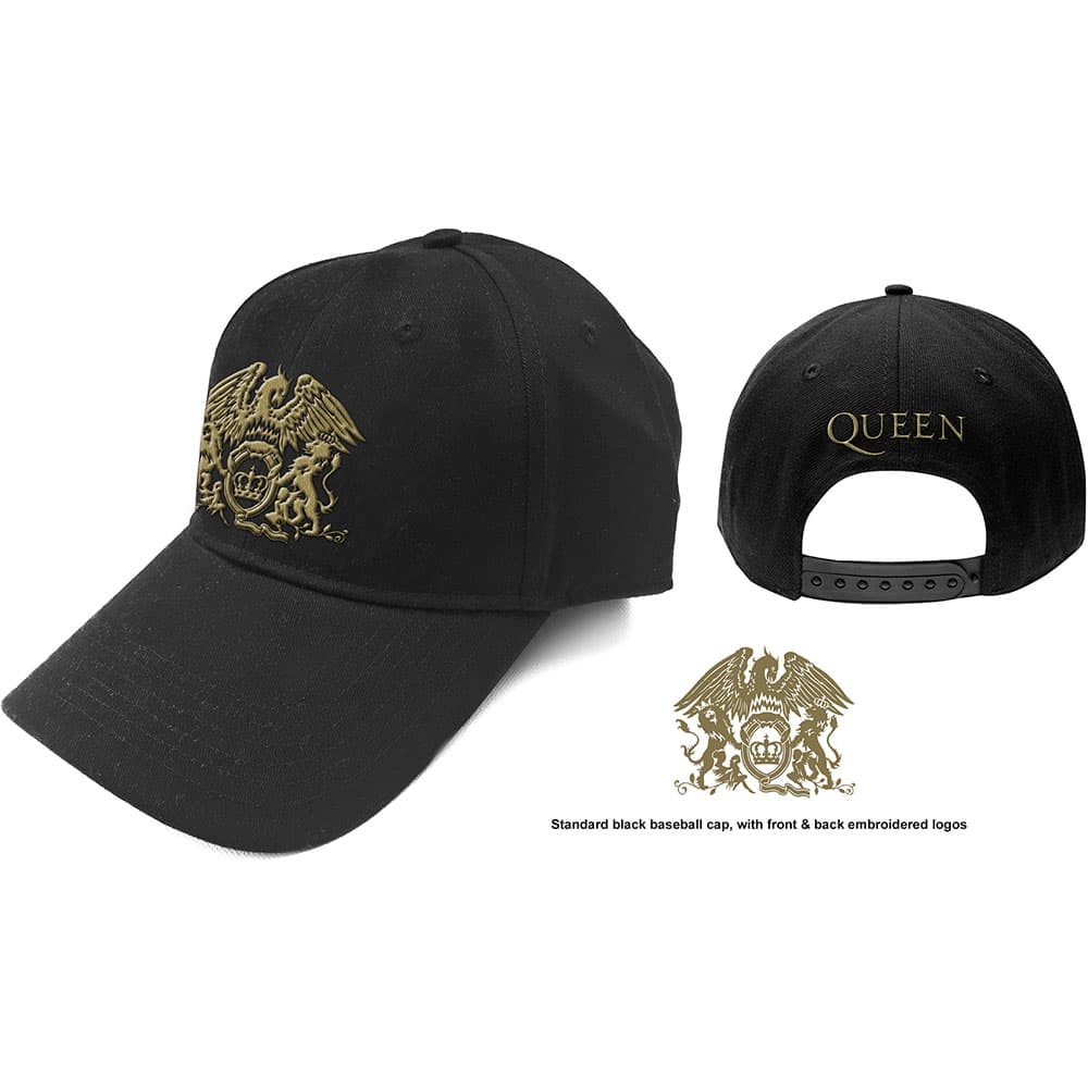 Šiltovka Queen - Gold Classic Crest, Unisex,Čierna,Univerzálna