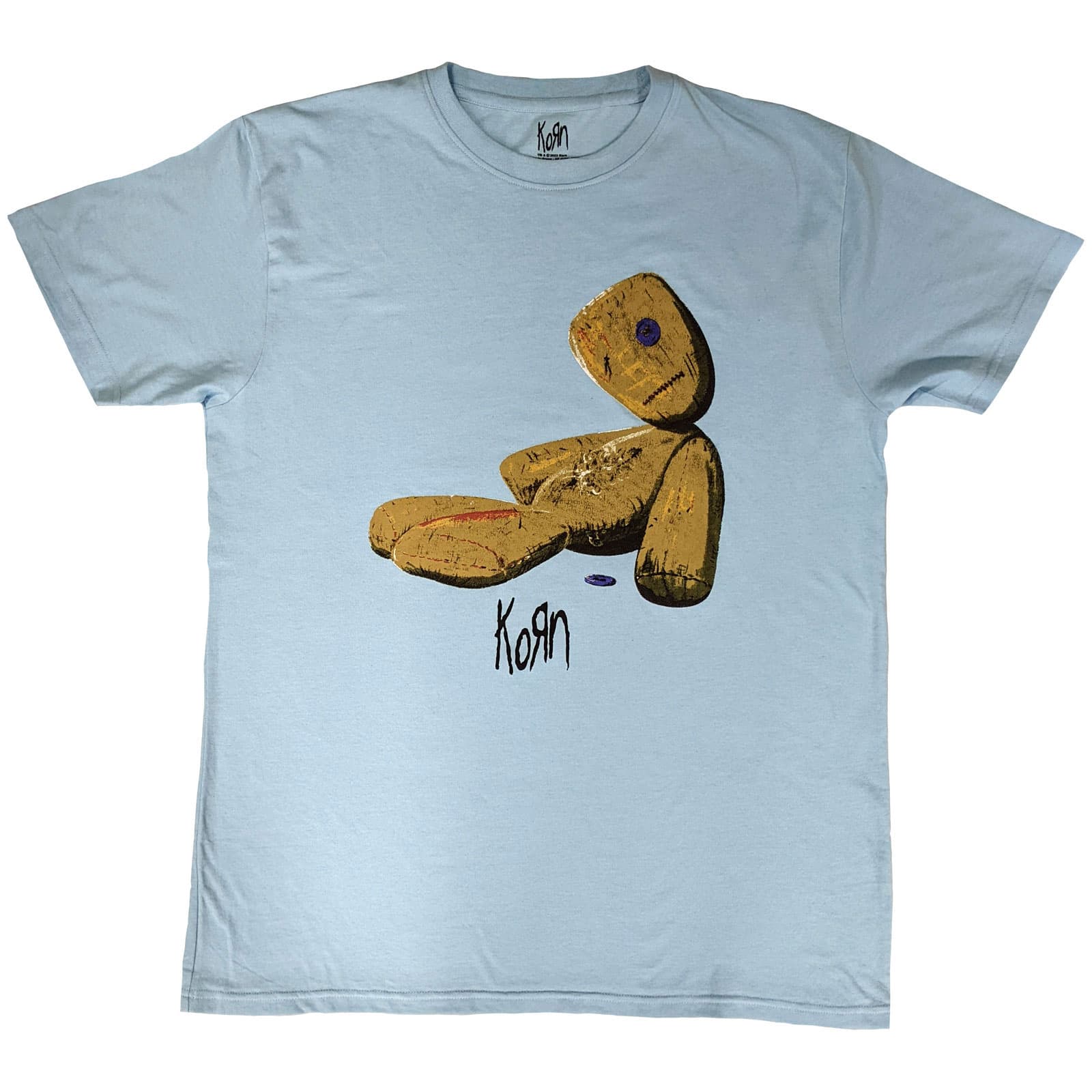 Tričko Korn - Issues Doll, Unisex,Modrá,L