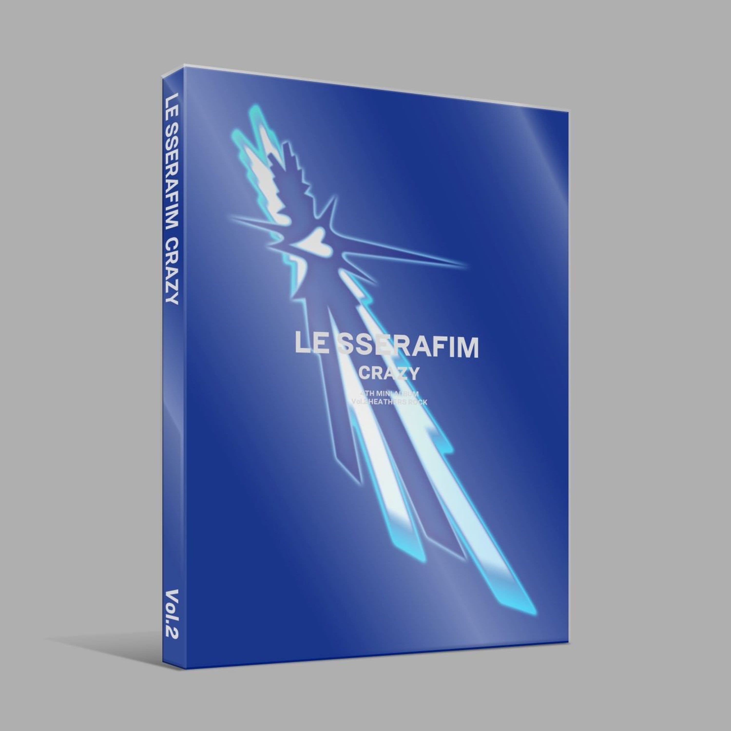 CD LE SSERAFIM - 4TH MINI ALBUM CRAZY'VOL.2