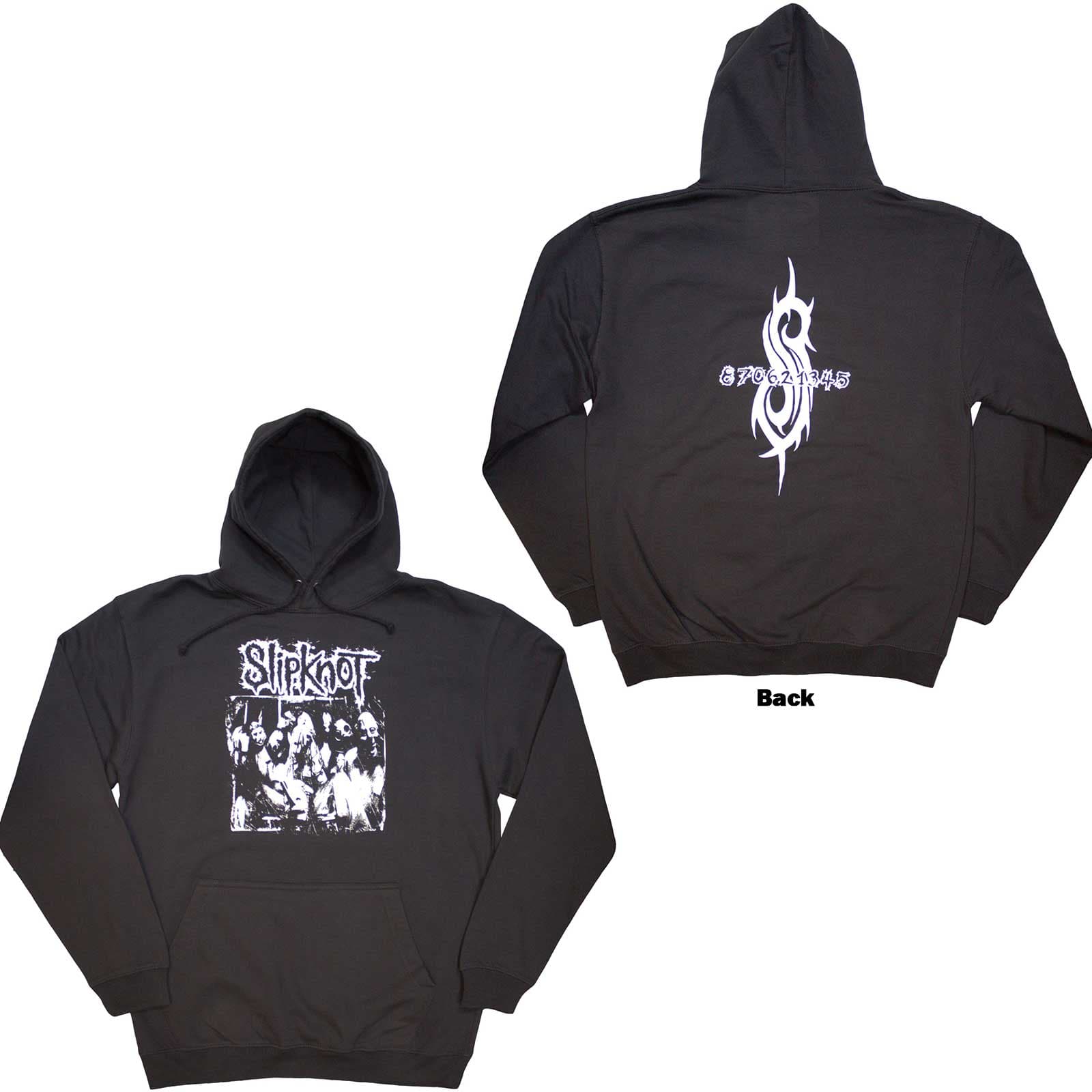 Mikina Slipknot - Album Splatter, Unisex,Šedá,M