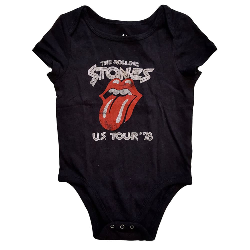 Body The Rolling Stones - US Tour '78, Dieťa,Čierna,0 - 3 mes.