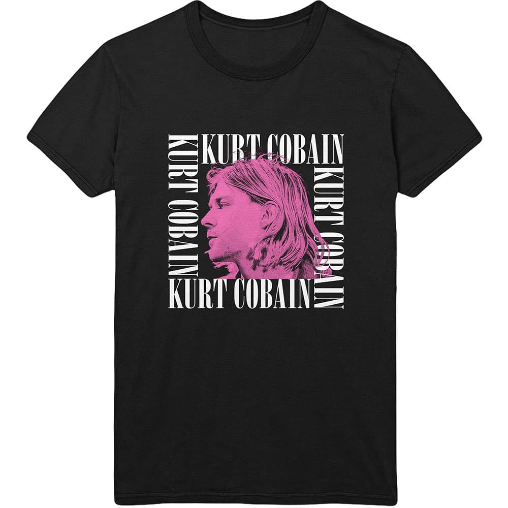 Tričko Kurt Cobain - Head Shot Frame, Unisex,Čierna,S
