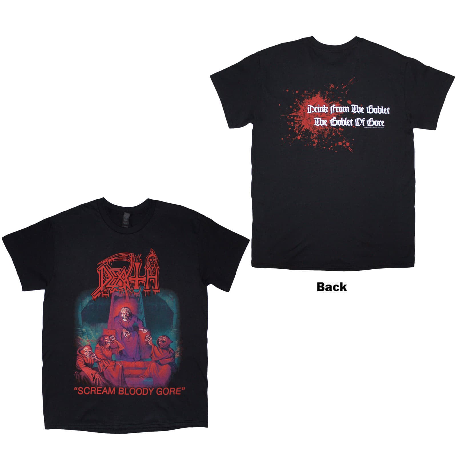 Tričko Death - Scream Bloody Gore, Unisex,Čierna,S