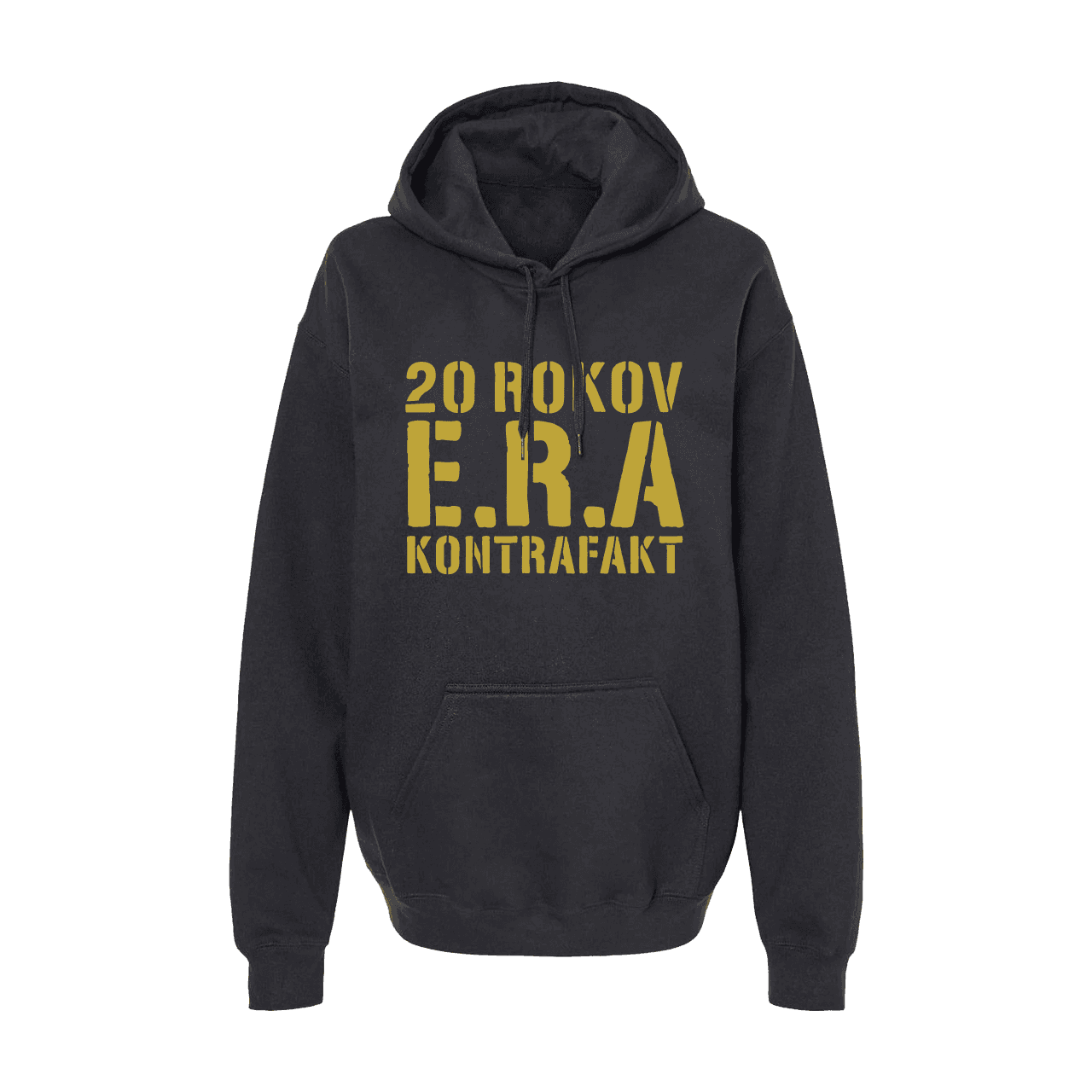 Mikina Kontrafakt - 20 Rokov E.R.A., Unisex,Čierna,M
