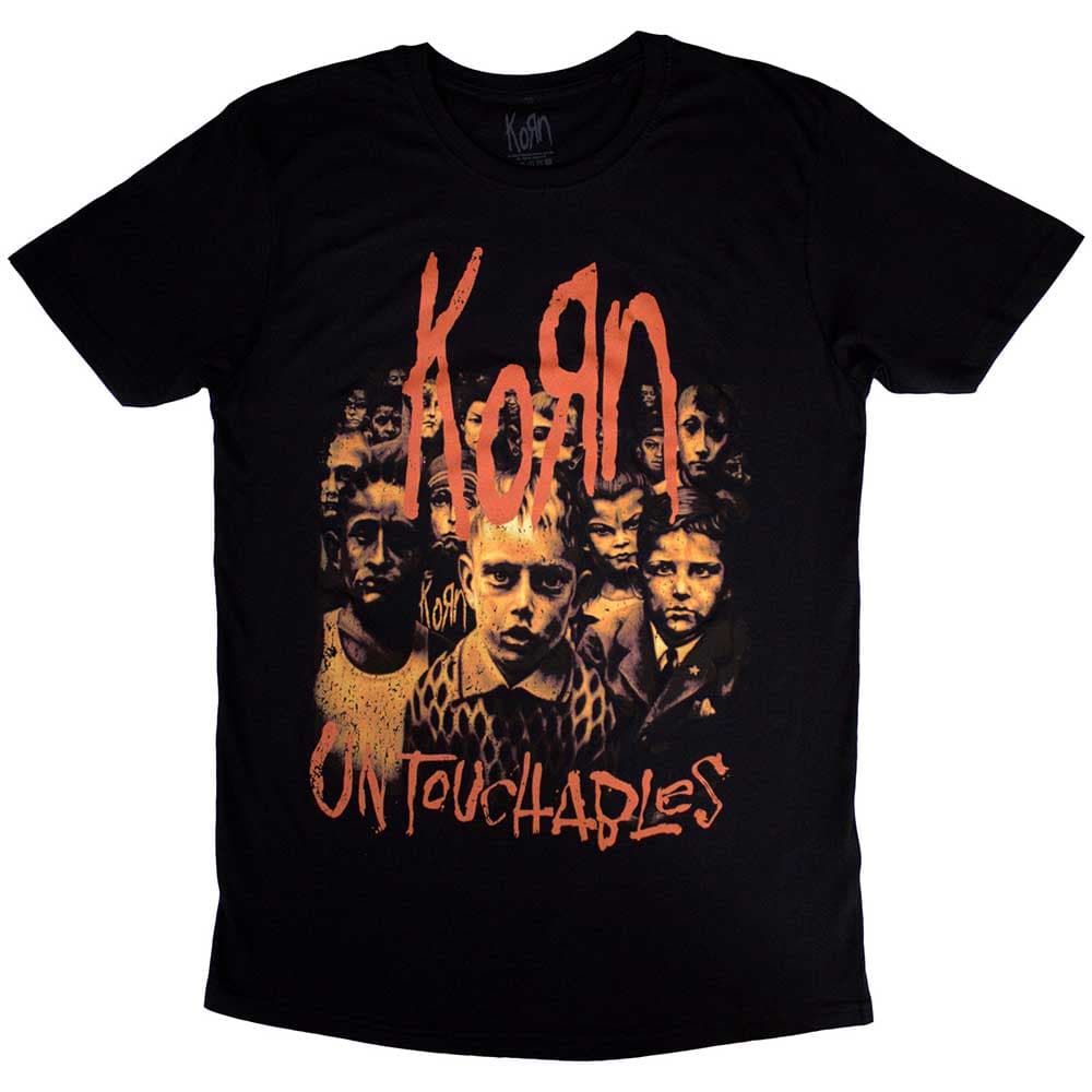 Tričko Korn - Untouchable Tee, Unisex,Čierna,S