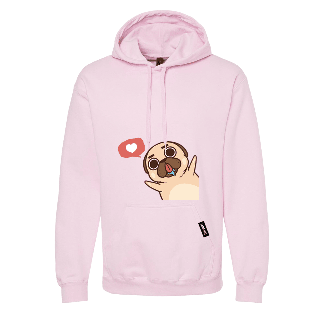 Mikina Labka Hore - Čo ťa nezabije, to ťa posliní, Unisex,Ružová,3XL