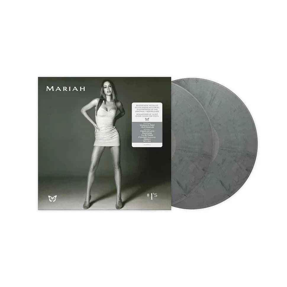 Vinyl Mariah Carey - #1's (Metallic & Black Swirl Vinyl)