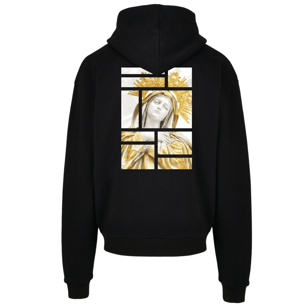 Mikina Momo - Madonna art premium, Unisex,Čierna,M