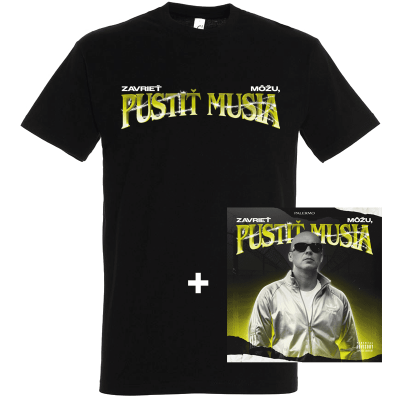 Balík Palermo - CD + Tričko Zavrieť môžu, pustiť musia