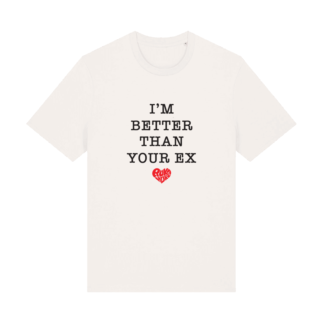 Tričko Ruka Hore - I'm Better Than Your Ex, Unisex,Off White,3XL