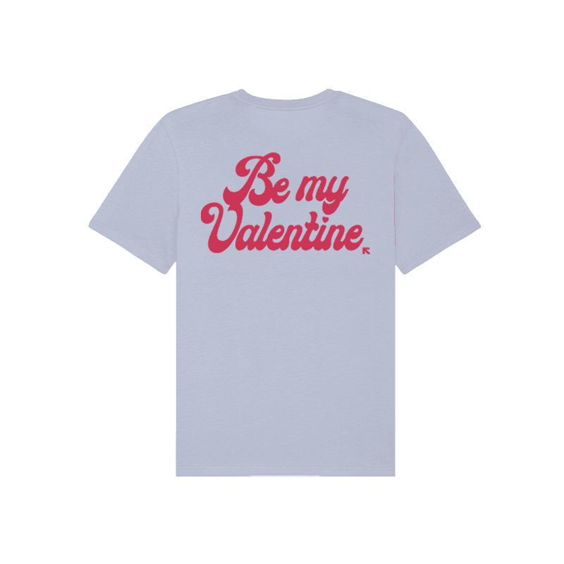 Tričko Ruka Hore - Be My Valentine, Unisex,Serene Blue,M