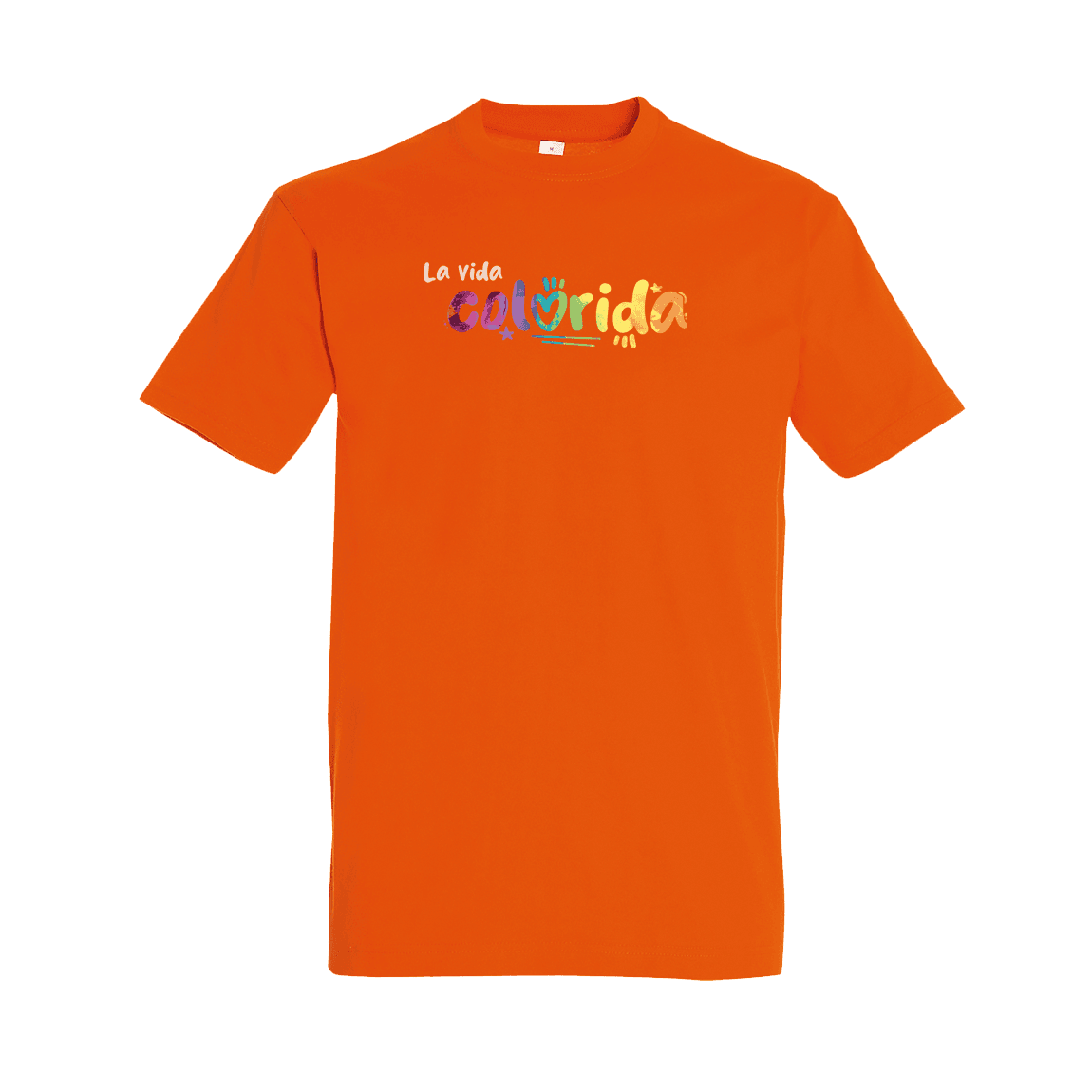 Tričko Sarah C - La vida colorida, unisex,Oranžová,S