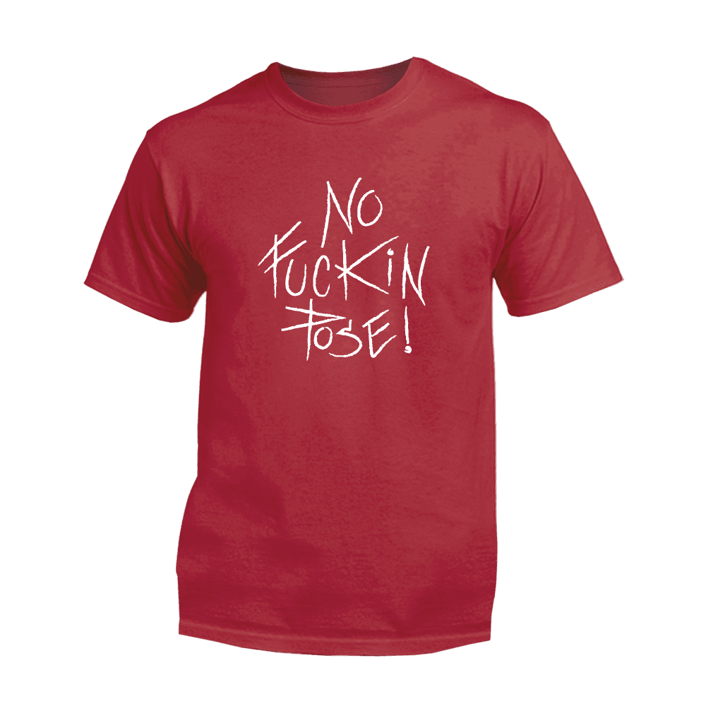 Tričko Tomy Kotty - No Fuckin Pose, Muž,Červená,M