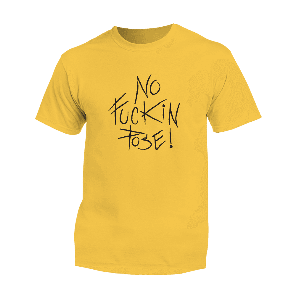 Tričko Tomy Kotty - No Fuckin Pose, Muž,Žltá,M