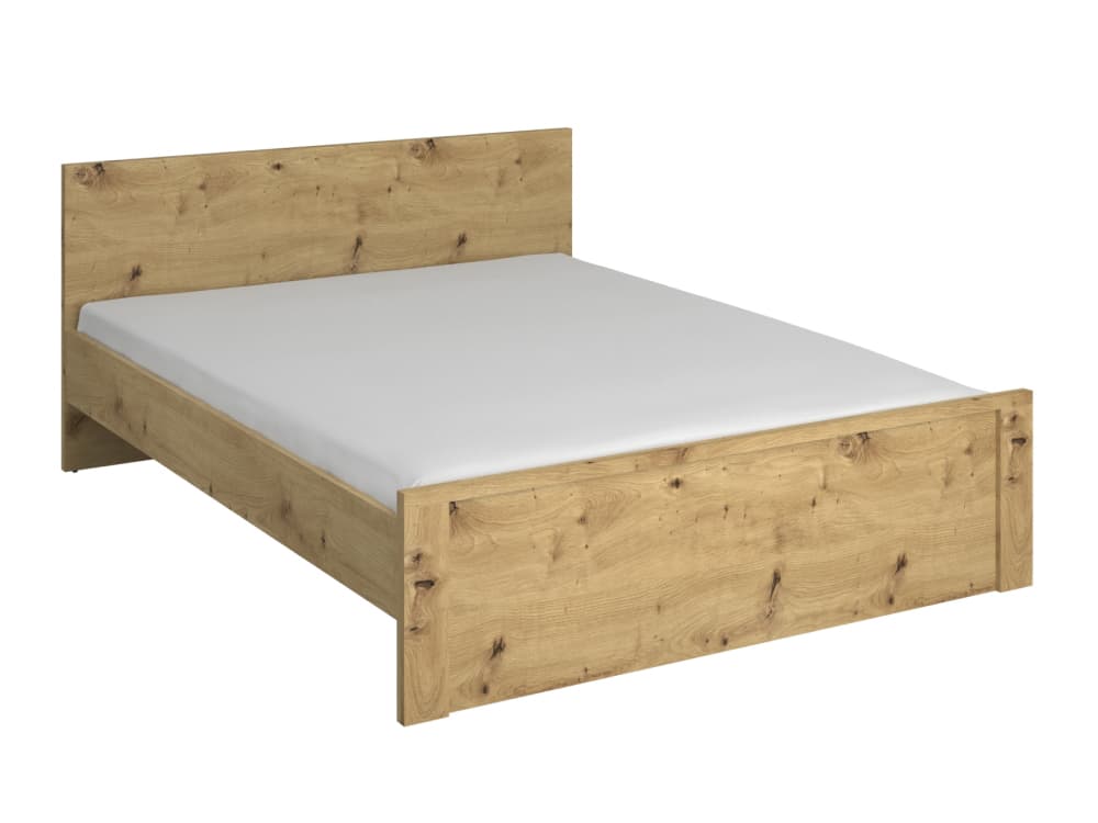 KONDELA Airon 160 posteľový rám dub artisan