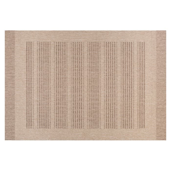 KONDELA Dawn Typ 2 terasový koberec 120x170 cm hnedobéžová / vzor