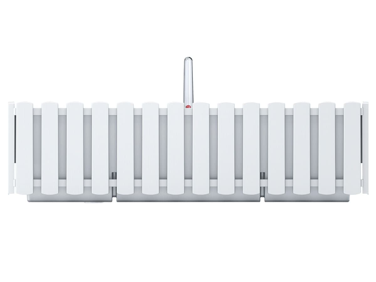 NABBI DDEF600W samozavlažovací plastový balkónový kvetináč 58 cm biela